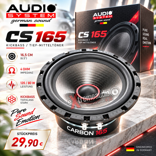 Système audio 165w médium - système,