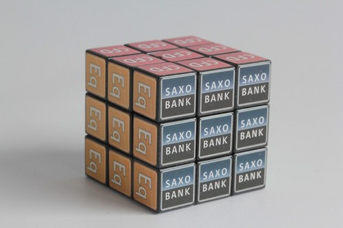 Rubik cube 3x3 publicitaire - rubik's,