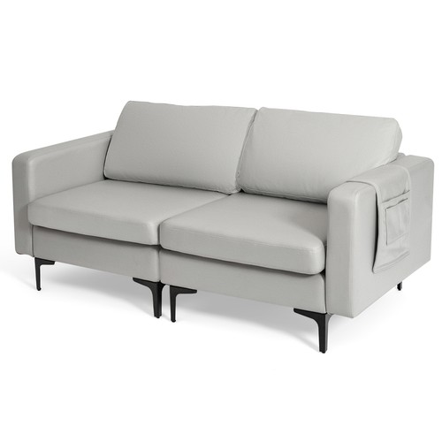 Loveseat leathaire seat - leathaire, 2-seat