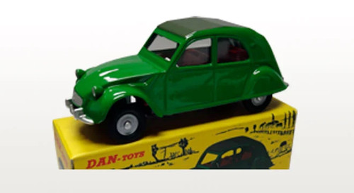 Citroën 2cv vert capote - citroën, /