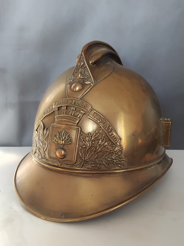 Ancien casque pompier - ancien,