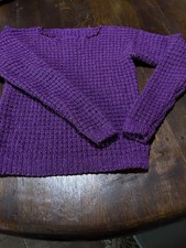 Pull texturé femme fait main