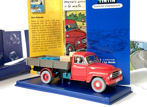 Voiture tintin camion rouge - tintin,