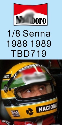 Decals for ayrton senna - 1/8,