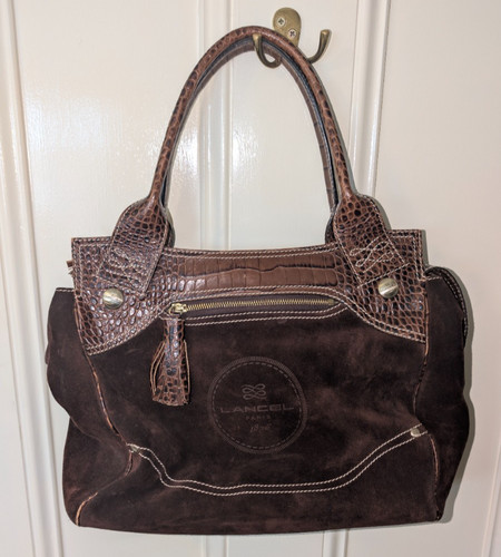 Lancel paris vintage suede - vintage,