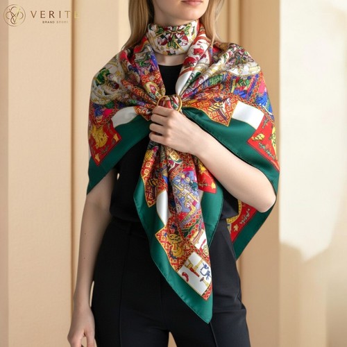 Rare vintage foulard soie - rare, en