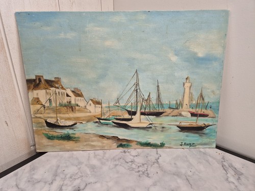 Kunz tableau signé paysage - j,