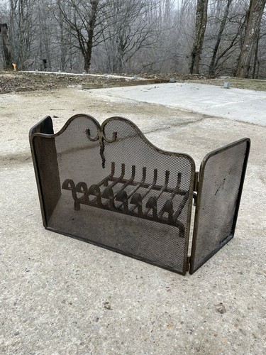 Grille par feux - et, cheminé