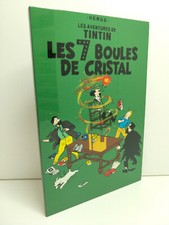 Tableau en bois laqué -  Tintin - Les 7 Boules de Cristal