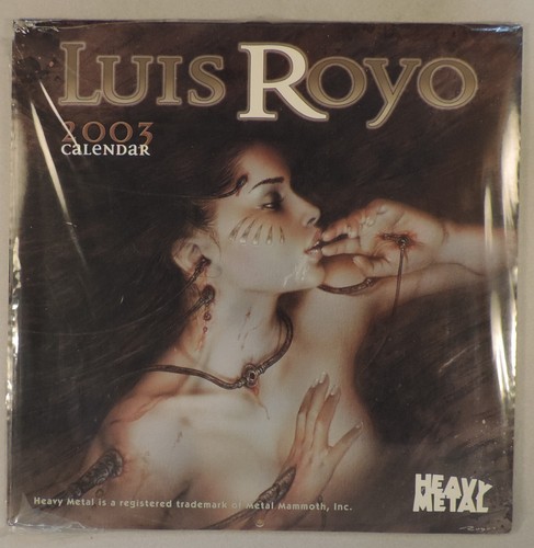 Calendrier anglais luis royo - luis,