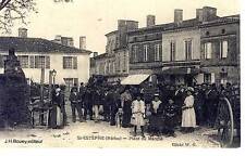 CPA BORDEAUX SAINT ESTEPHE MEDOC PLACE DU MARCH
