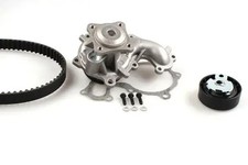 Kit de distribution + pompe à eau PK02370 HEPU pour FORD FOCUS I A trois volumes