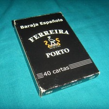 Antique PORTO FERREIRA Spanish Playing Card Game Ronda Scopa Italian Tarot