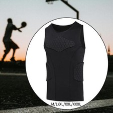 Gilet de protection rembourré pour homme pour adultes Rugby Basketball