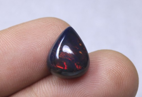 Cabochon opale noire - d'opale,