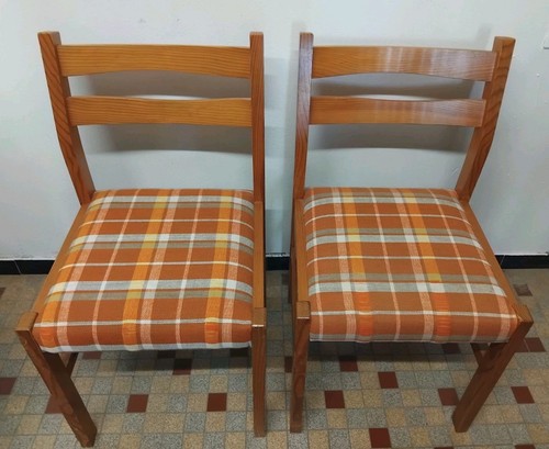 Paire chaises bois - paire,