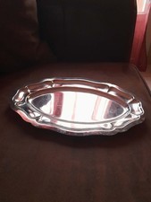 Plat Oval de Service en Acier
