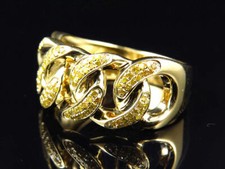 mens 1.18 ct RD Yellow Cubic