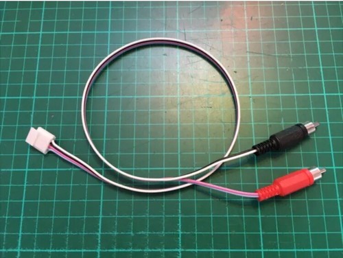 Stereo cable rca - male, 50cm