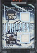 2025 Leaf Glory Of The Game Frozen Silver Junior Seau Jack Ham Jersey 17/30