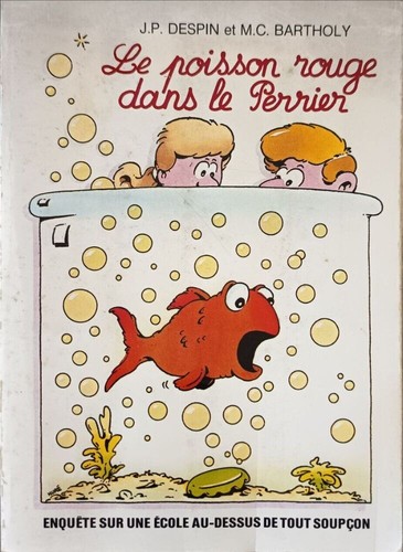 Poisson rouge dans le - rouge,