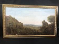 Huile sur toile marouflée -