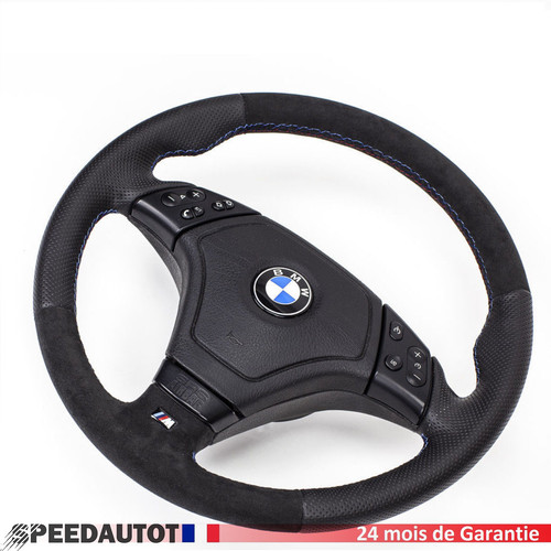 Alcantara volant cuir bmw - cuir,