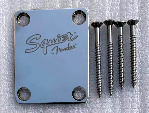 Neck plate fender squier - plate, neuf