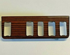 5 Boutons Interrupteur Panneau Bord Pour Mercedes W123 C123 Zebrano Couleur Bois