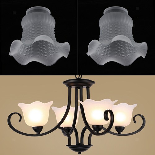 2pcs e27 verre ventilateur - 2pcs,