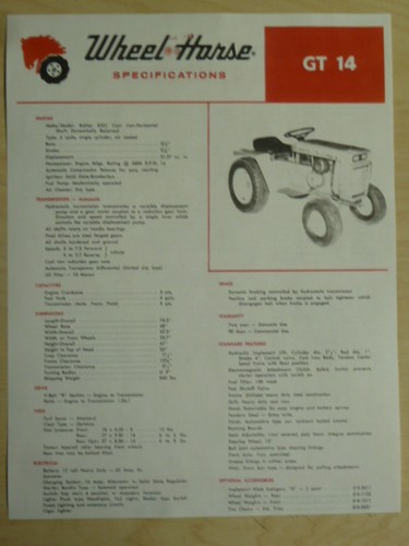 Wheel horse tractor - wheel,