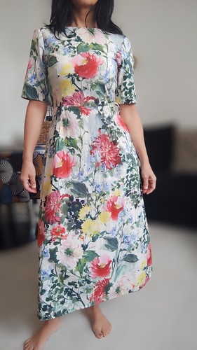 Robe longue fleurie zara - robe, 38