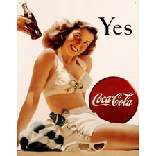 PLAQUE COCA COLA - YES 