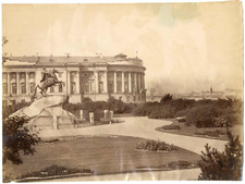 Russie, Russia, Saint-Pétersbourg, le cavalier d'airain Vintage albumen pri