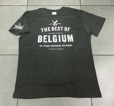 TEE SHIRT GRIS FONCE BIERE BELGE BELGIAN BEER BIER JUPILER THE BEST OF BELGIUM M