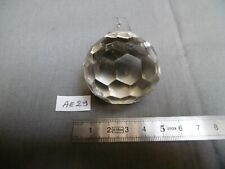 Spherical faceted glass chandelier ball Ø 41 mm (ref AE29)