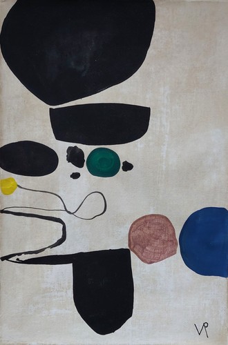 Peinture huile abstraite - peinture, l'huile