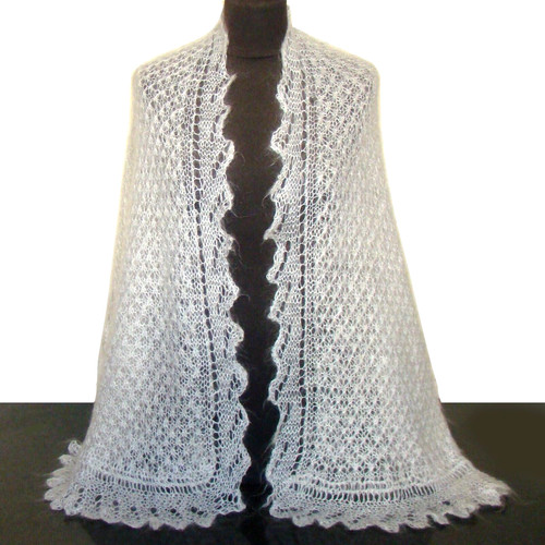 Echarpe foulard blanc etole - blanc/,