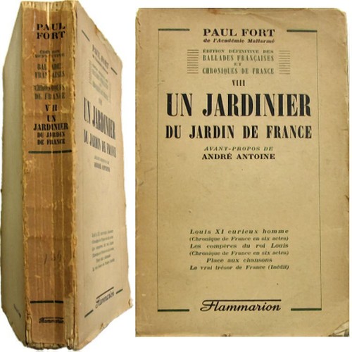 Jardinier jardin de - un,