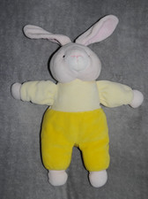 Peluche doudou lapin jaune - 🍀peluche,