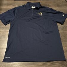 Barrett Trotter Los Angeles Rams NFL Scouting Assistant WORN Quarterzip Size L