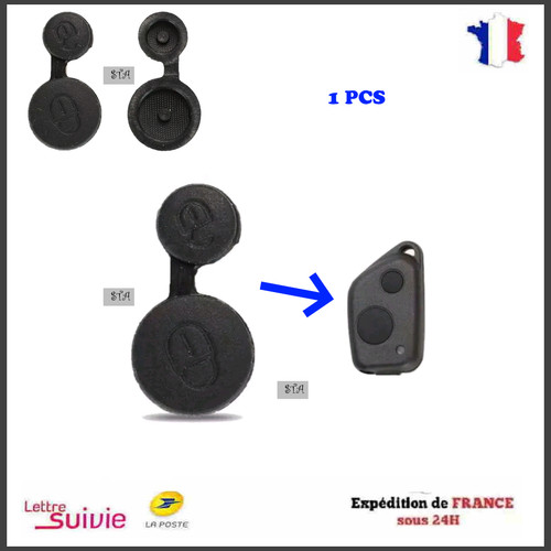 Double bouton membrane - , clé