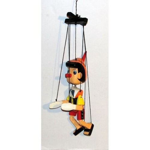 Pinocchio marionnette bois - marionnette, en