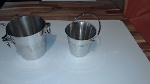Petit sceau glaçons inox - glaçons,