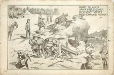 WWI Austro-Hungarian Artillery Maneuvers Into Enfilade Position For Glory