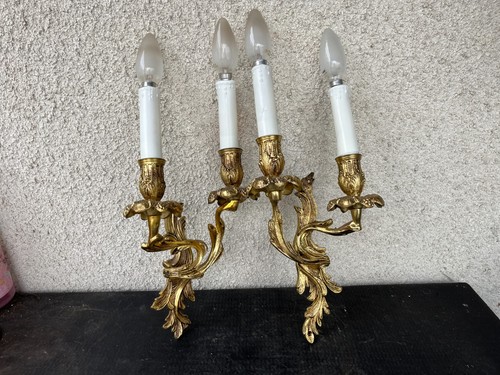 Paire appliques murales - d'appliques,