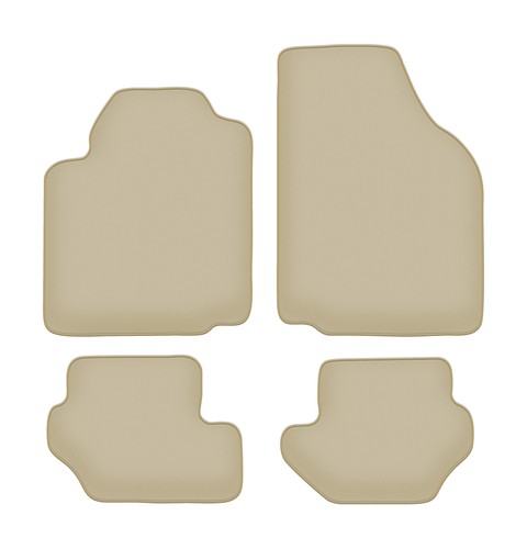 Tapis sol velours beige - tapis,
