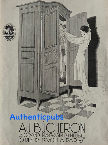 Publicite bucheron meuble - publicite,