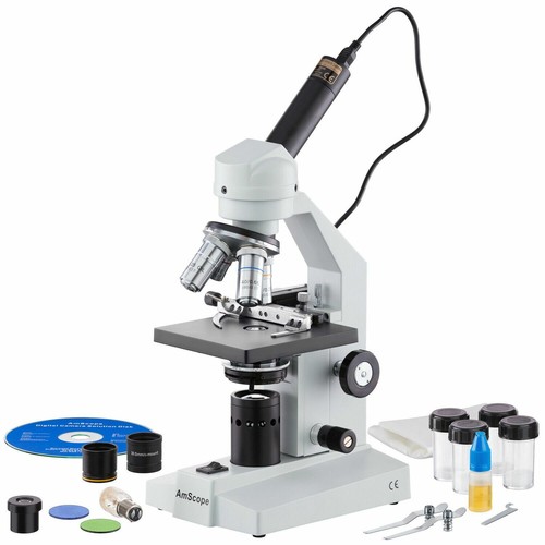Amscope 40x 2000x composé - amscope, 40x-2000x