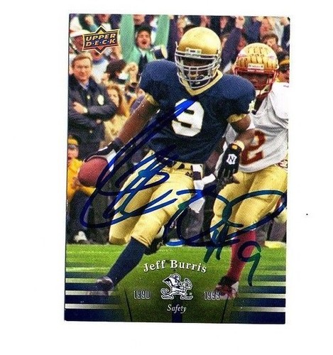 Jeff burris notre dame irish - burris,